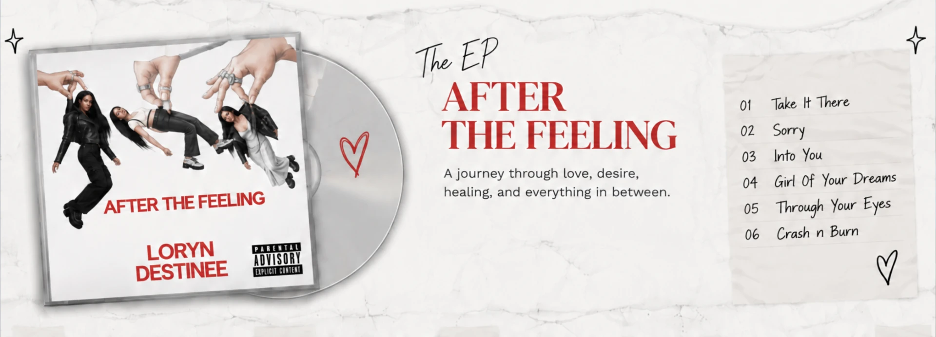 After the Feeling EP artwork, track list, and streaming platforms
